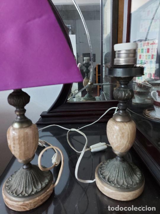 Vintage: Pareja de l&aacute;mparas de mesa - Foto 7