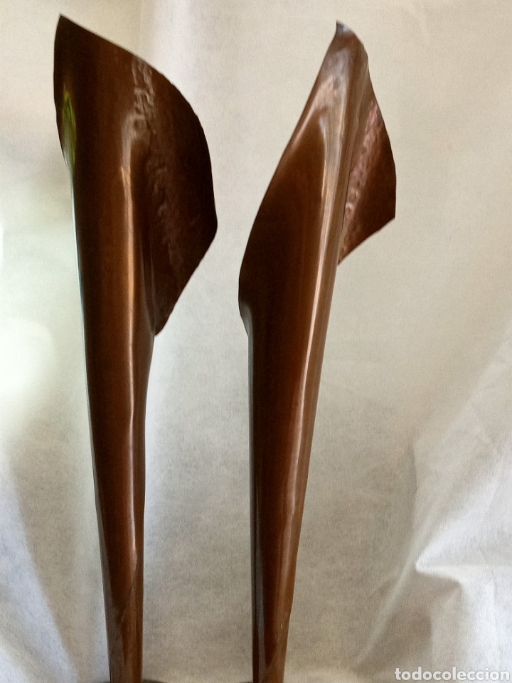 Vintage: 2 Calas de bronce (preguntar antes de comprar) - Foto 8