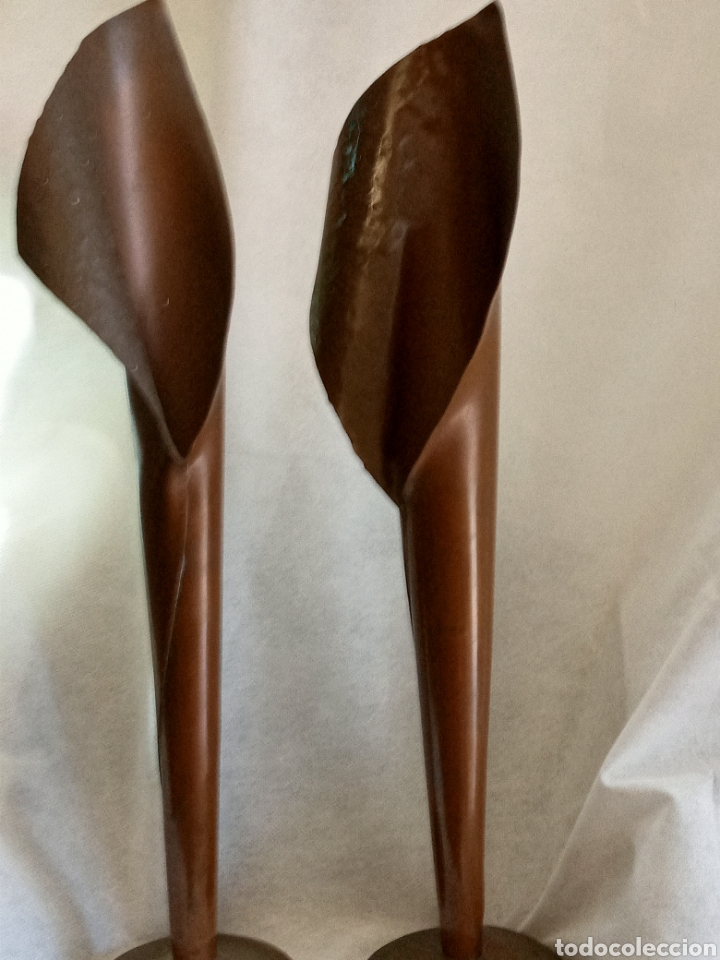 Vintage: 2 Calas de bronce (preguntar antes de comprar) - Foto 9