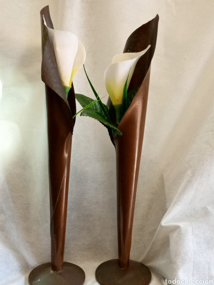 Vintage: 2 Calas de bronce (preguntar antes de comprar)