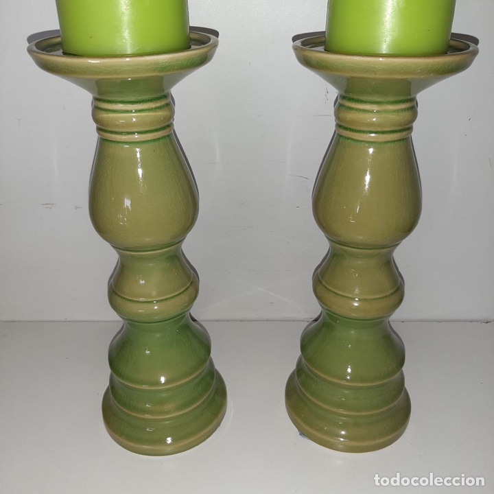 Vintage: Candelabros con vela vintage - Foto 2