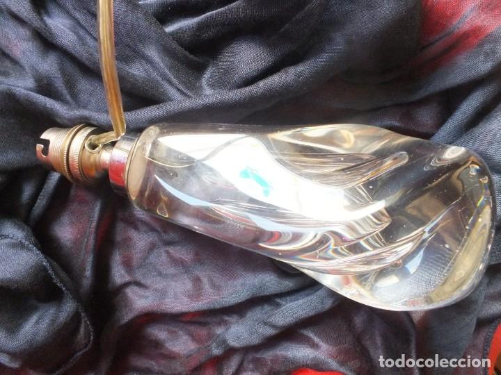 Vintage: LAMPARA CRISTAL MACIZO VAL ST. LAMBERT??? - Foto 14