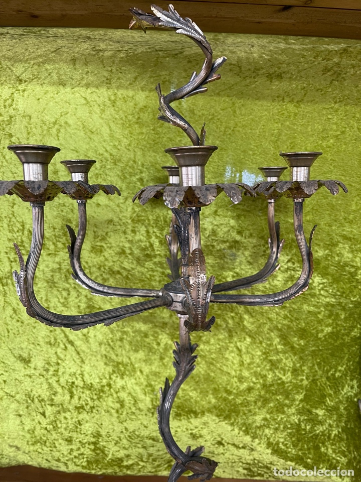 Vintage: Candelabro sobre mesa - Foto 2