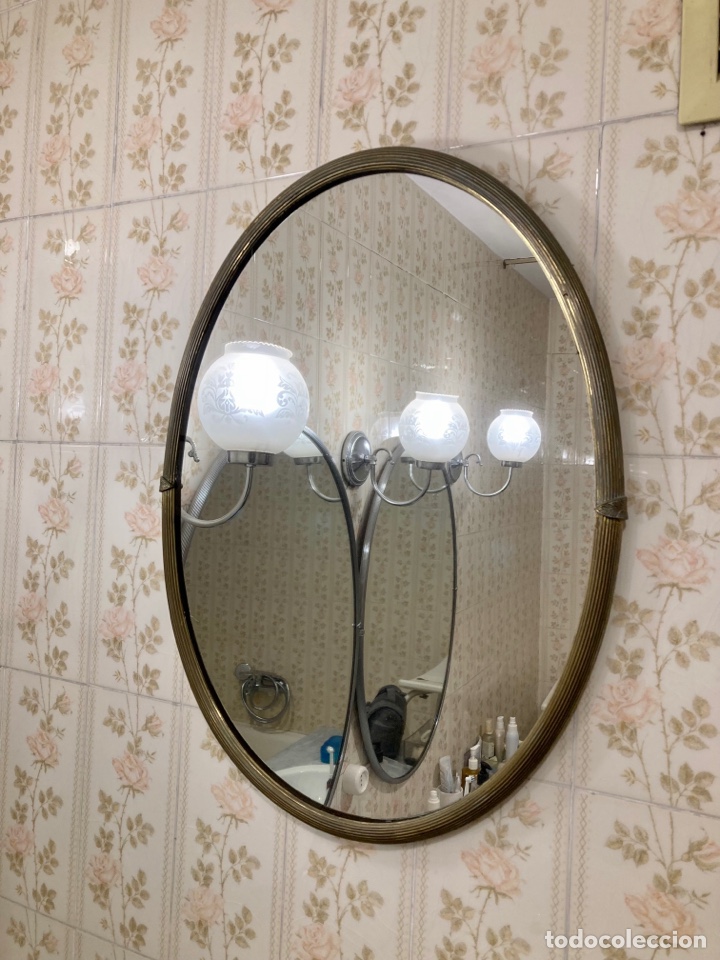 espejo triple ovalado - Compra venta en todocoleccion