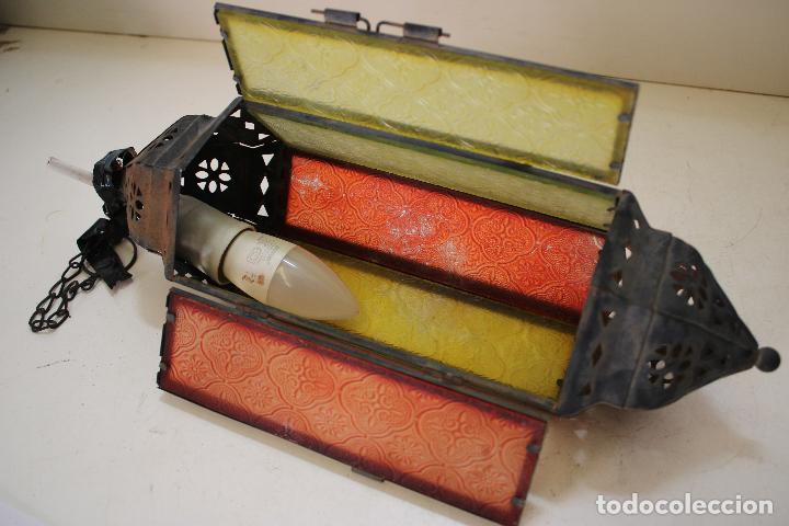Vintage: lampara farol de colgar - Foto 3