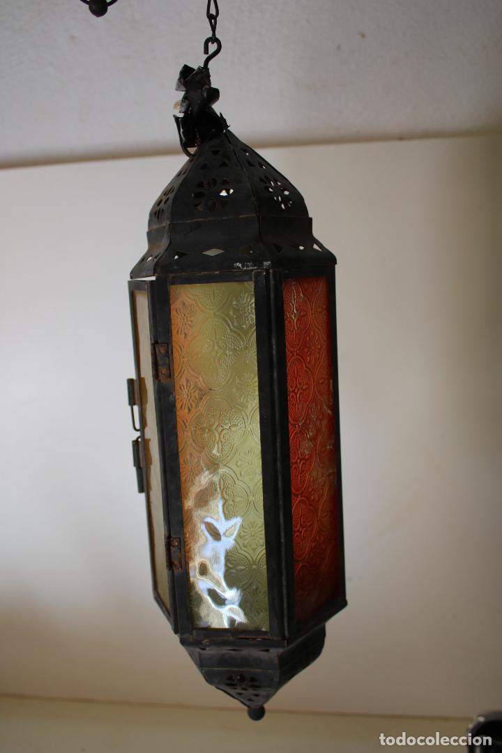 Vintage: lampara farol de colgar - Foto 5