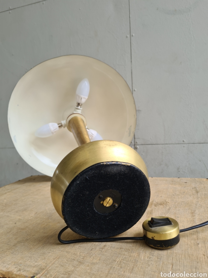 Vintage: Lampara metalarte seta espectacular - Foto 4