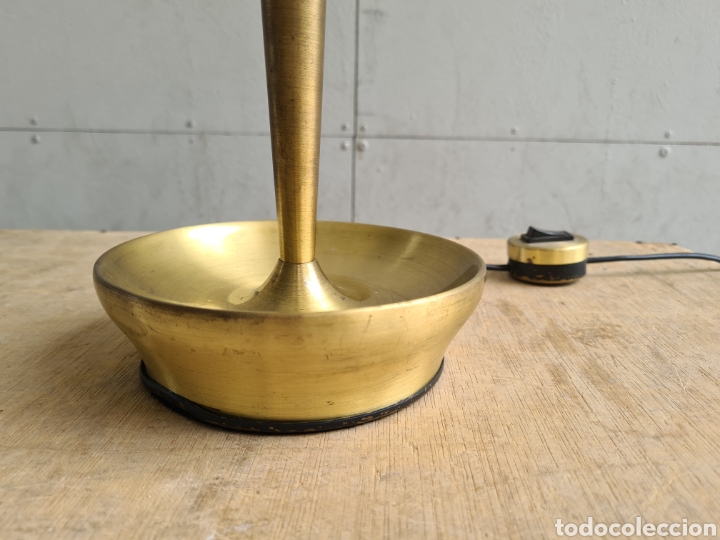 Vintage: Lampara metalarte seta espectacular - Foto 2
