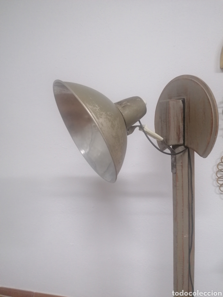 Vintage: L&aacute;mpara de pie industrial - Foto 6