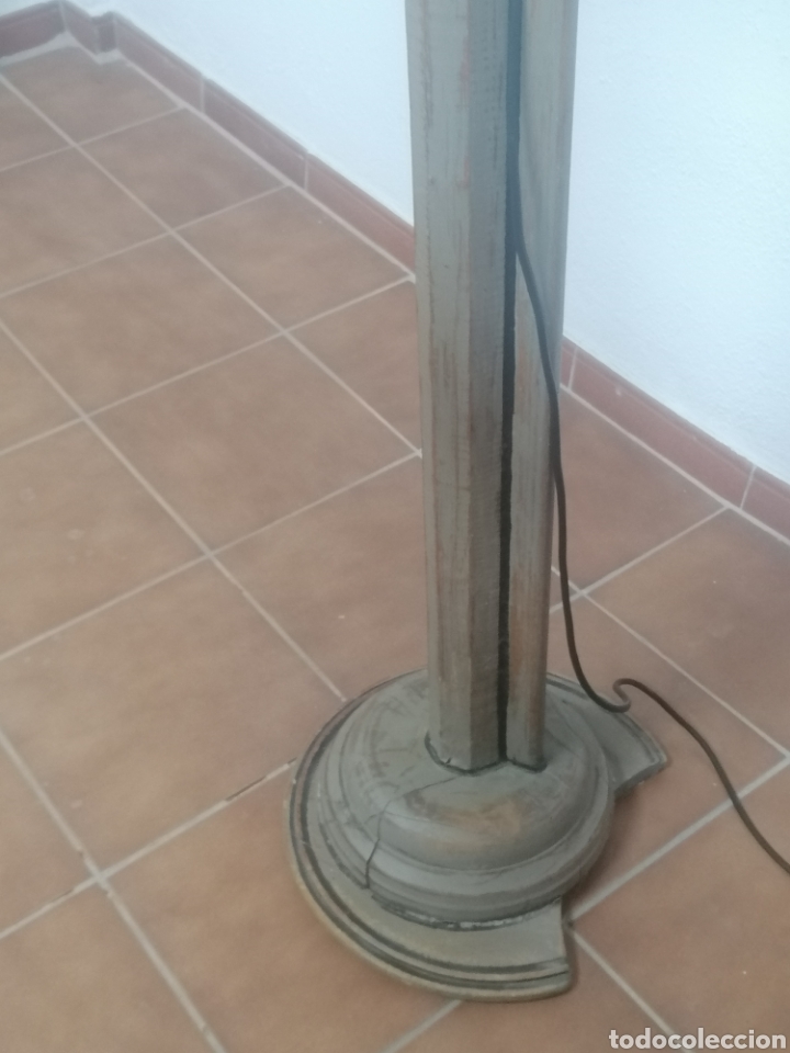 Vintage: L&aacute;mpara de pie industrial - Foto 7