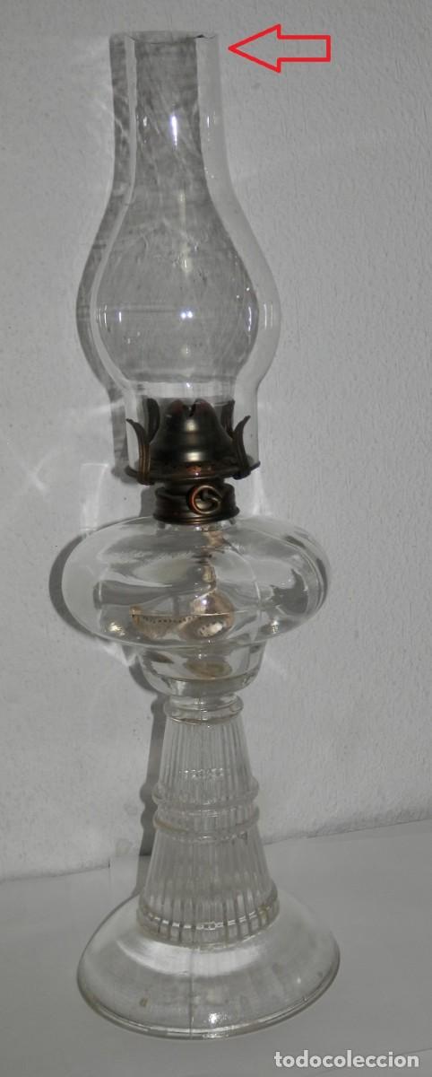Vintage: ANTIGUA LAMPARA EN CRISTAL - Foto 1