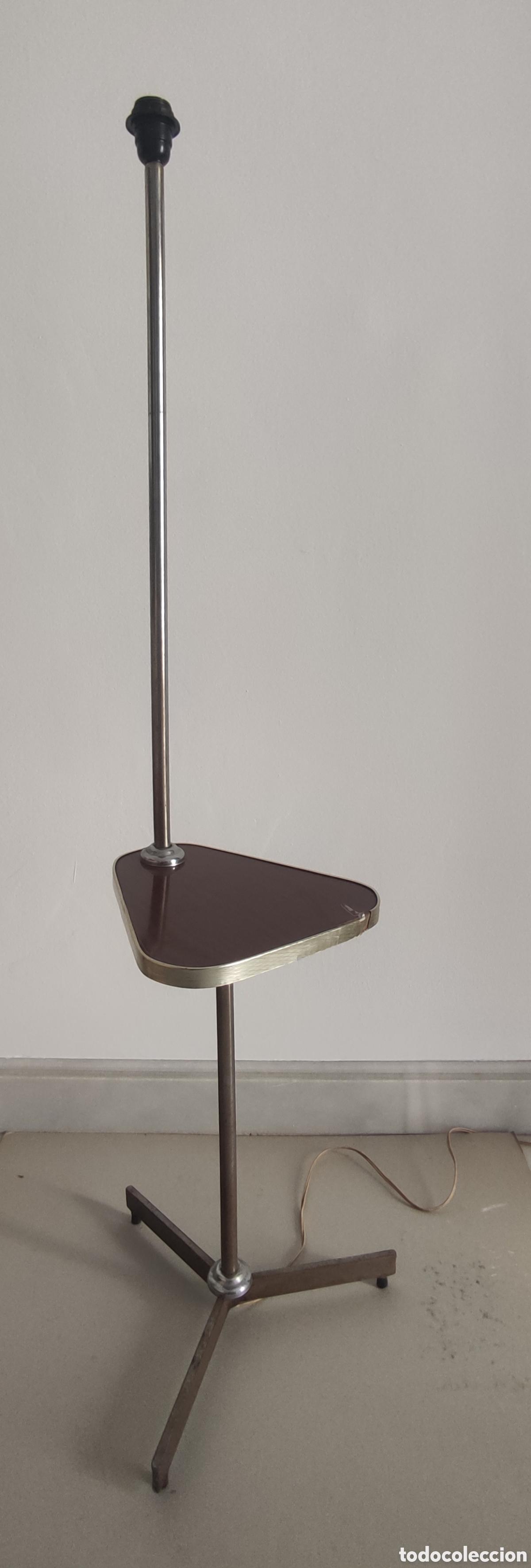 Vintage: L&aacute;mpara con base de mesa vintage - Foto 6