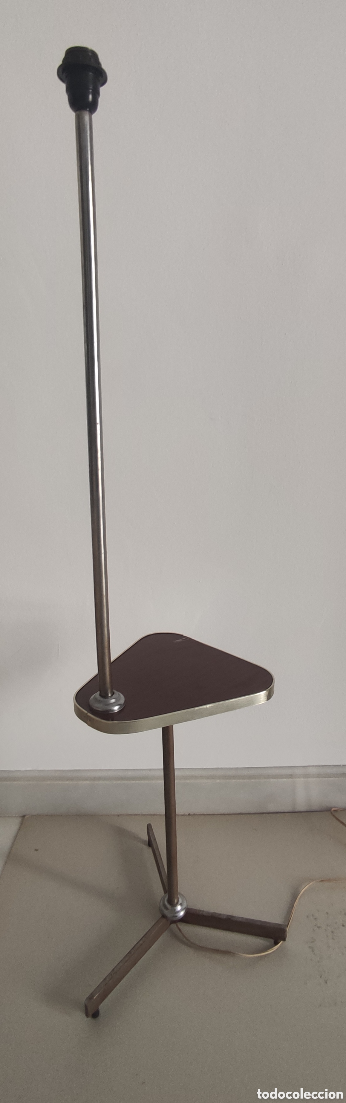 Vintage: L&aacute;mpara con base de mesa vintage - Foto 8