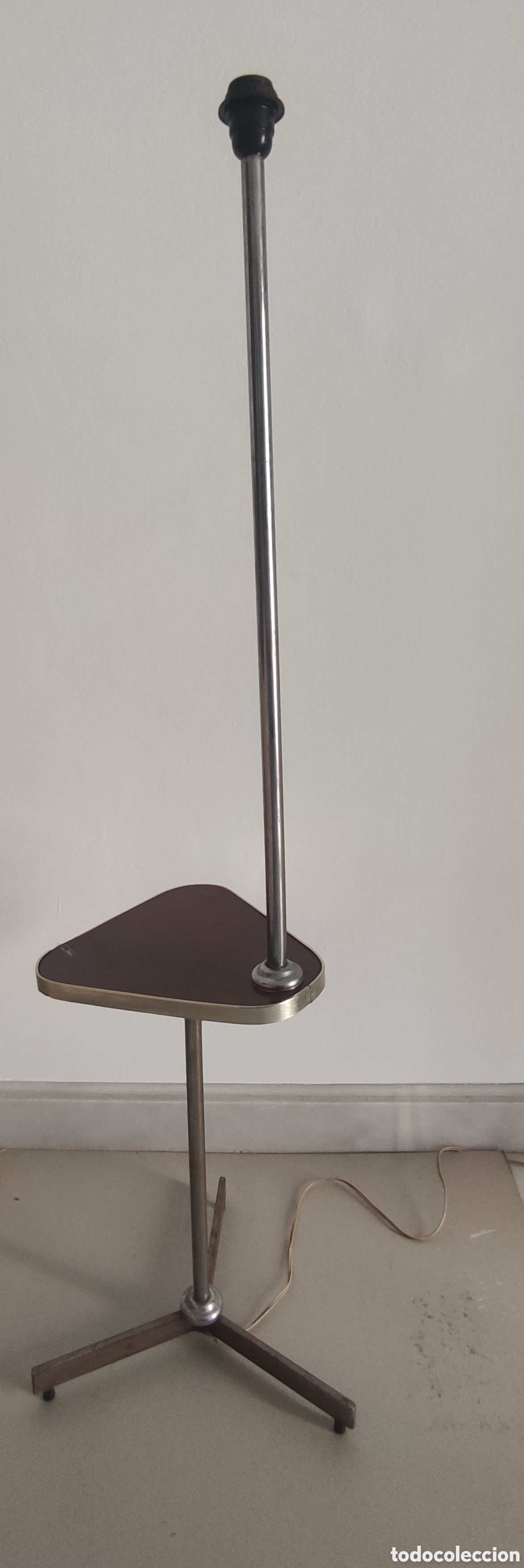 Vintage: L&aacute;mpara con base de mesa vintage - Foto 9