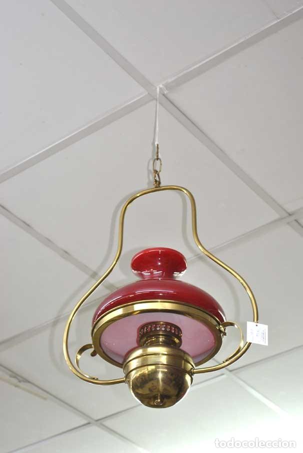 Vintage: L&Aacute;MPARA FAROL QUINQU&Eacute; - Foto 1