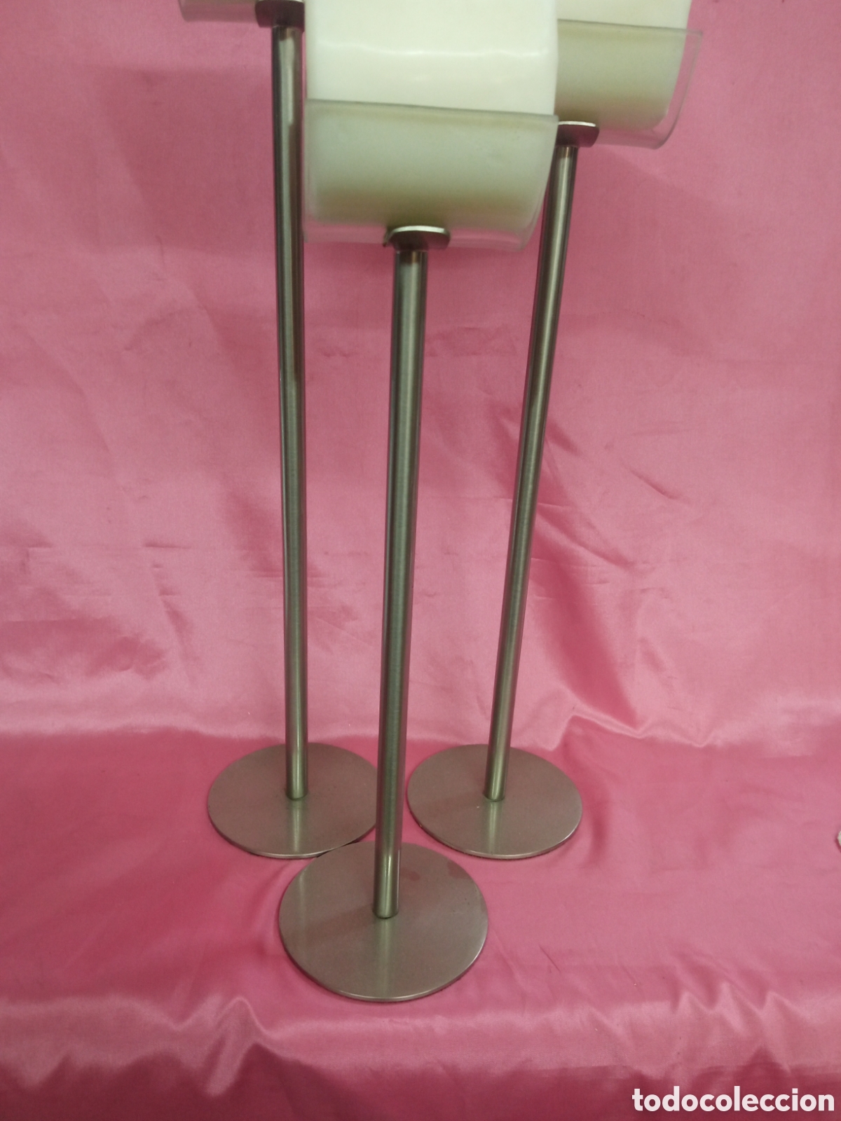 Vintage: j Candelabros cromo - Foto 5