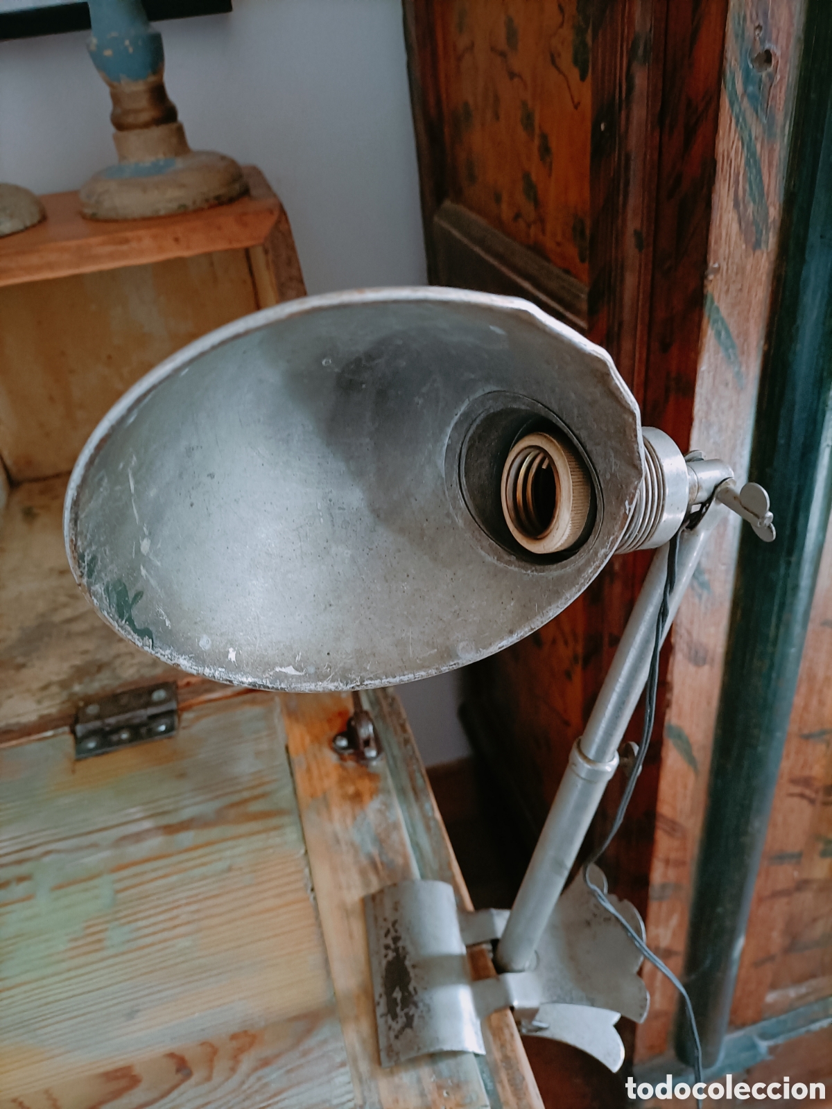 Vintage: L&aacute;mpara Bauhaus sin restaurar - Foto 8