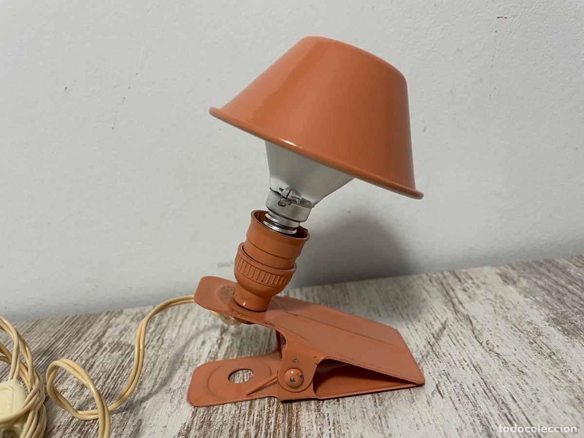 Vintage: LAMPARA PINZA LUXUS ROSA - Foto 4