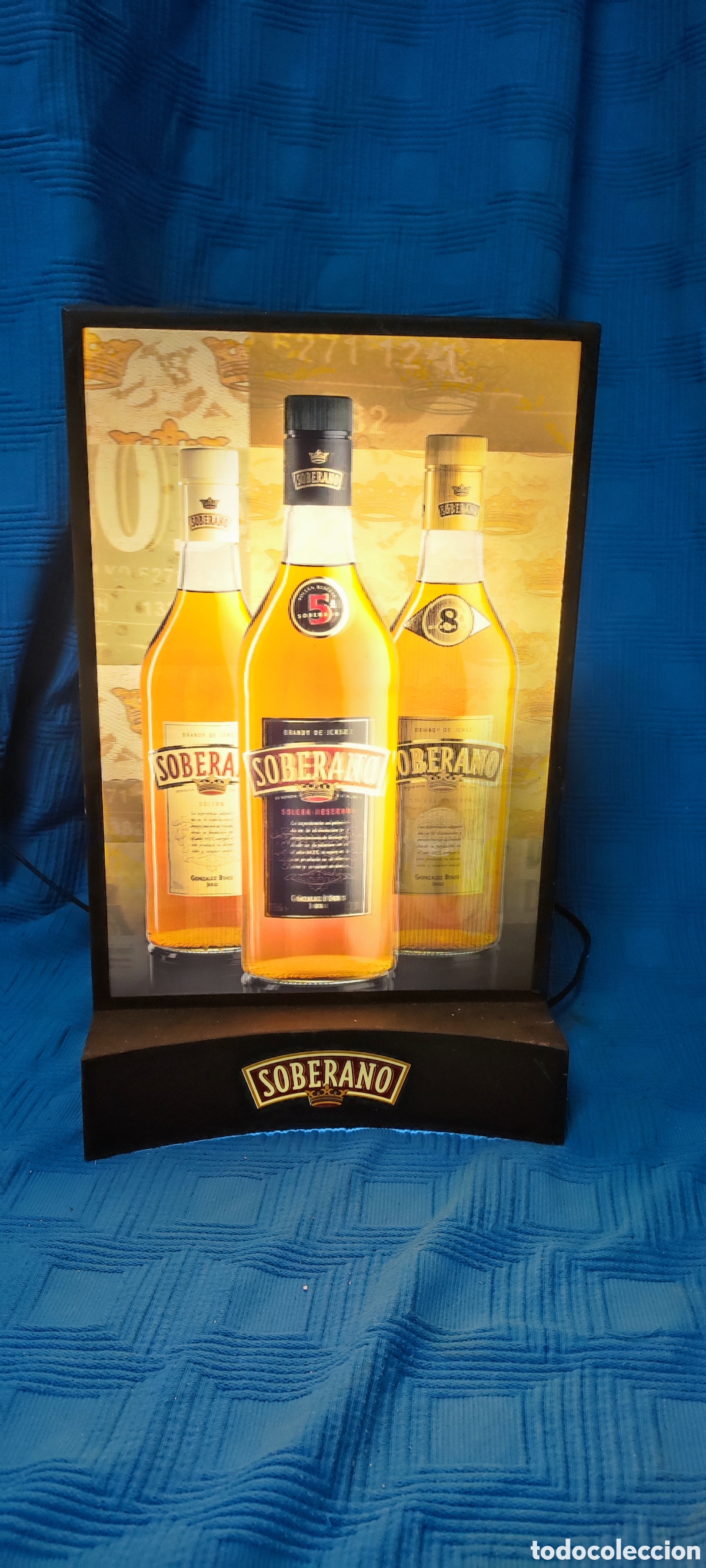 Vintage: admite oferta. R&oacute;tulo luminoso brandy soberano - Foto 1