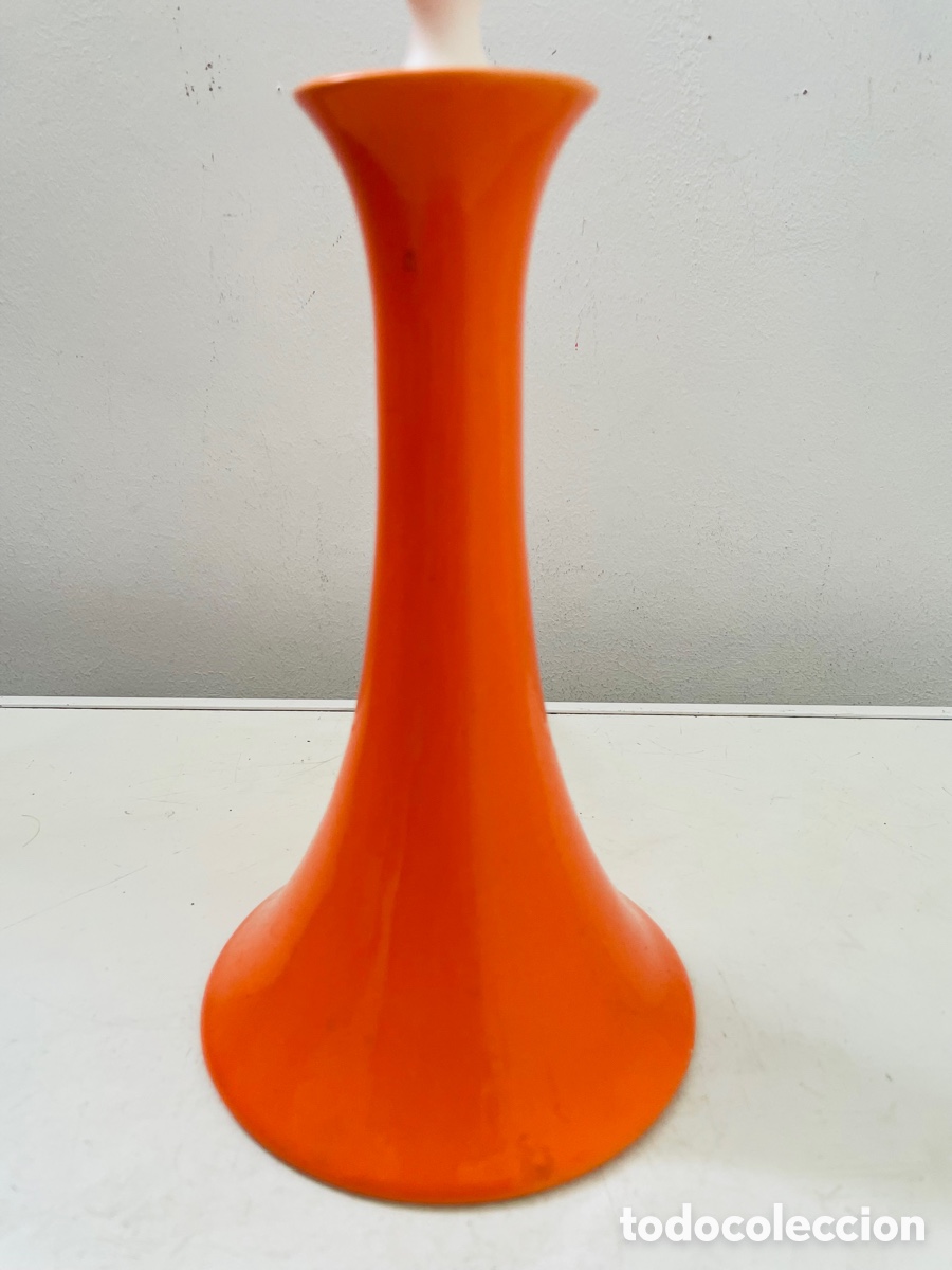 Vintage: L&aacute;mpara Vintage Naranja - Foto 3