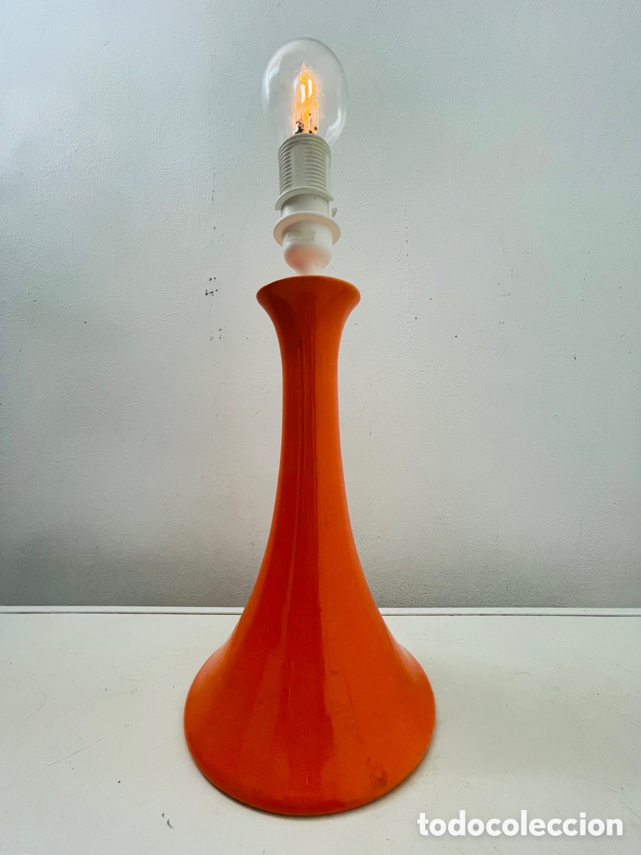 Vintage: L&aacute;mpara Vintage Naranja - Foto 6
