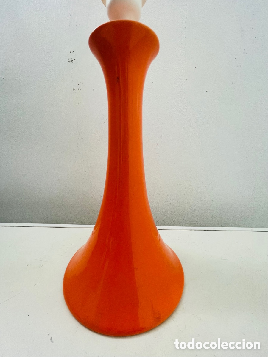 Vintage: L&aacute;mpara Vintage Naranja - Foto 7