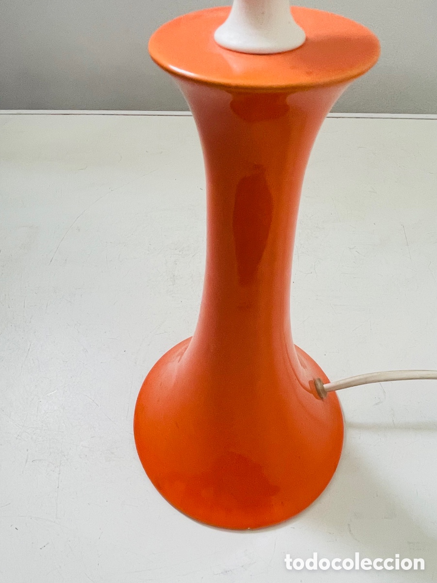 Vintage: L&aacute;mpara Vintage Naranja - Foto 10