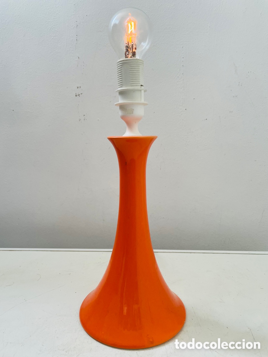Vintage: L&aacute;mpara Vintage Naranja - Foto 1