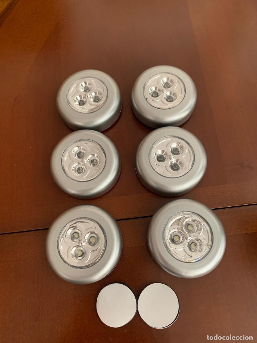 Vintage: 6 Luces LED Stick and click. A pilas - Foto 1