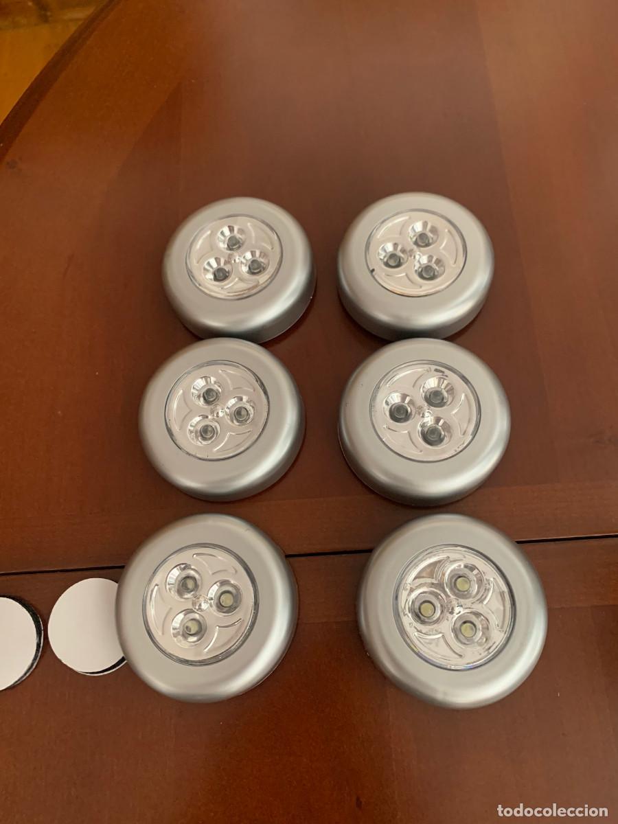Vintage: 6 Luces LED Stick and click. A pilas - Foto 3