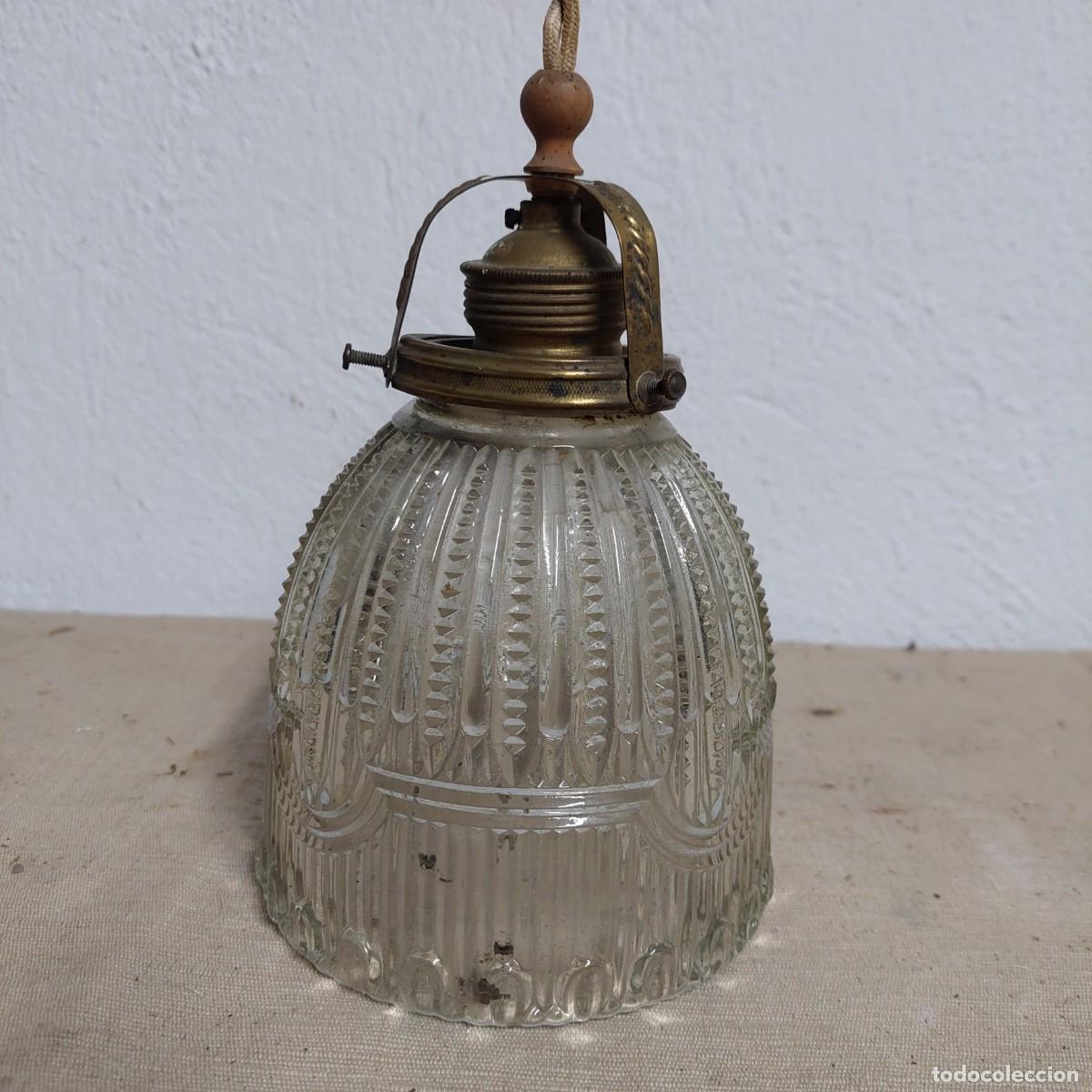 Vintage: Magn&iacute;fica l&aacute;mpara art nouveau - Foto 2
