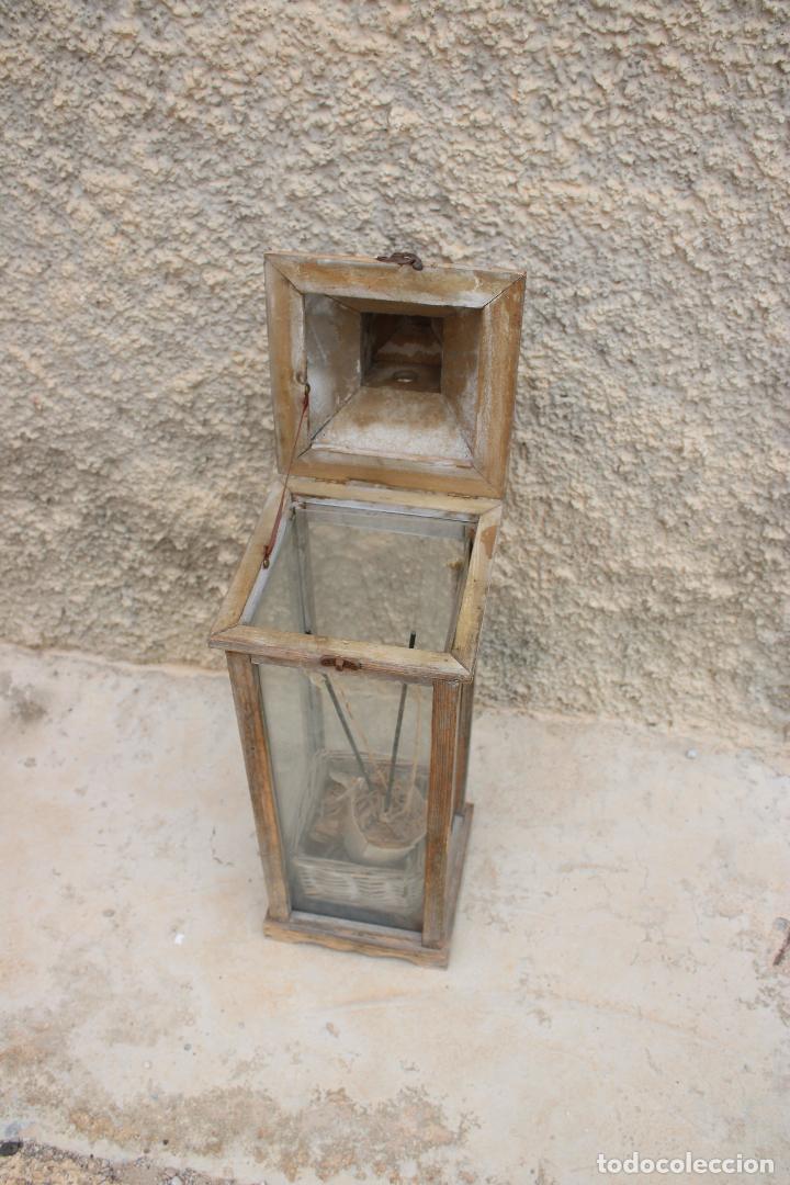Vintage: farol de madera - Foto 3