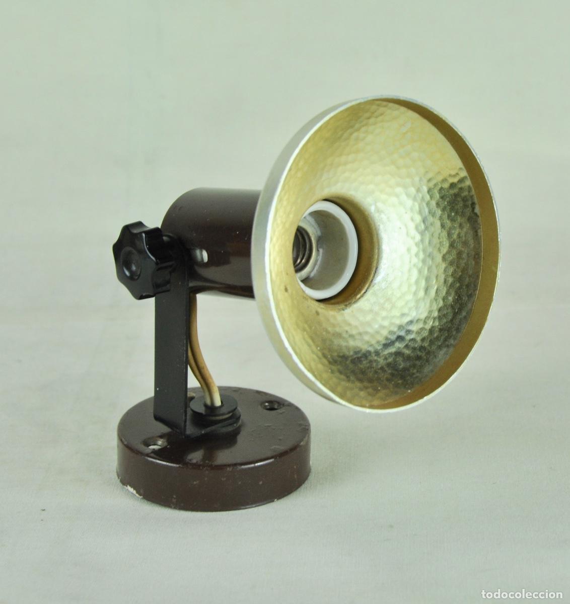 Vintage: Foco peque&ntilde;o en marr&oacute;n y dorado - Foto 6