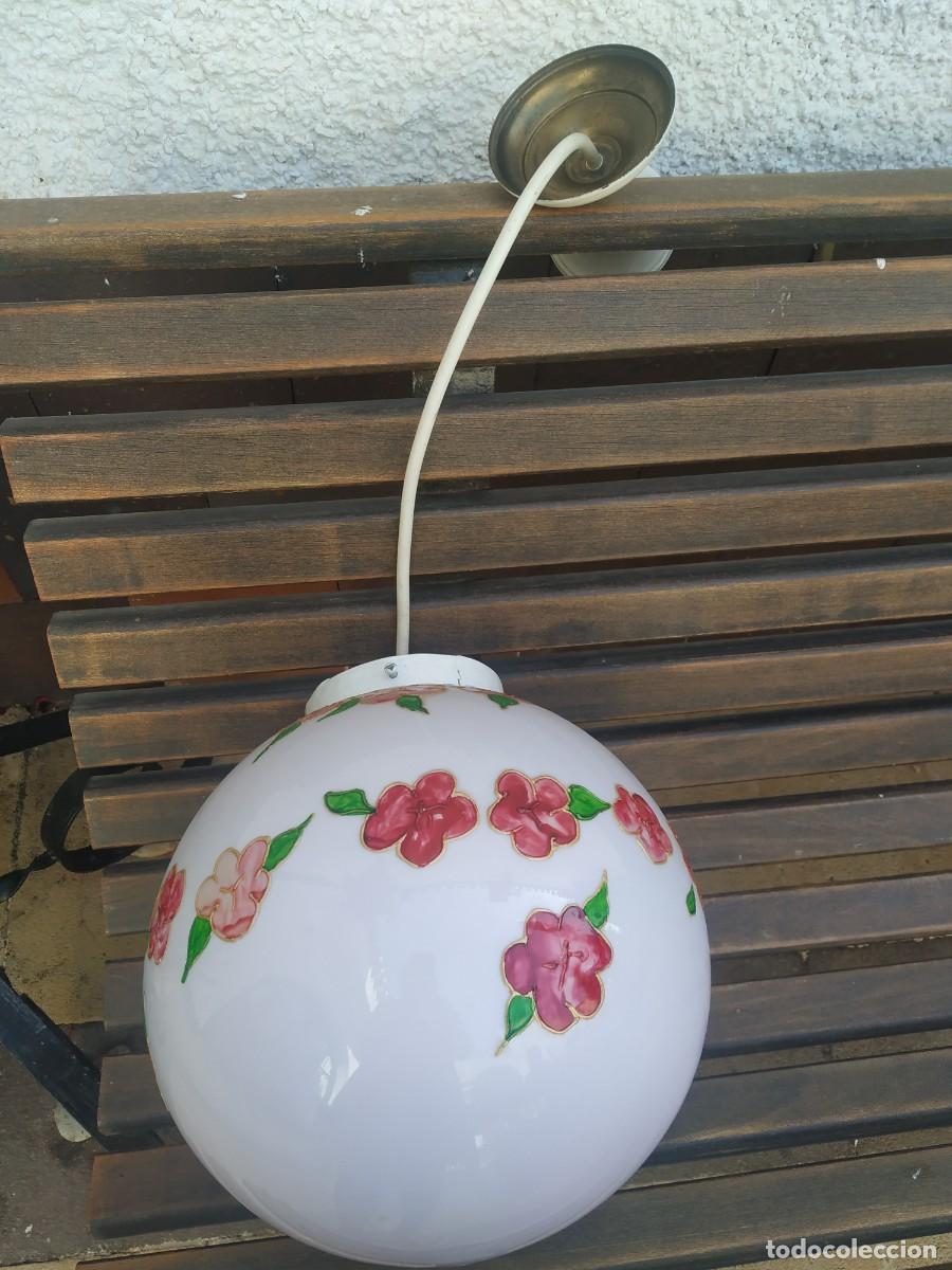 Vintage: Lampara antigua decorada. - Foto 2