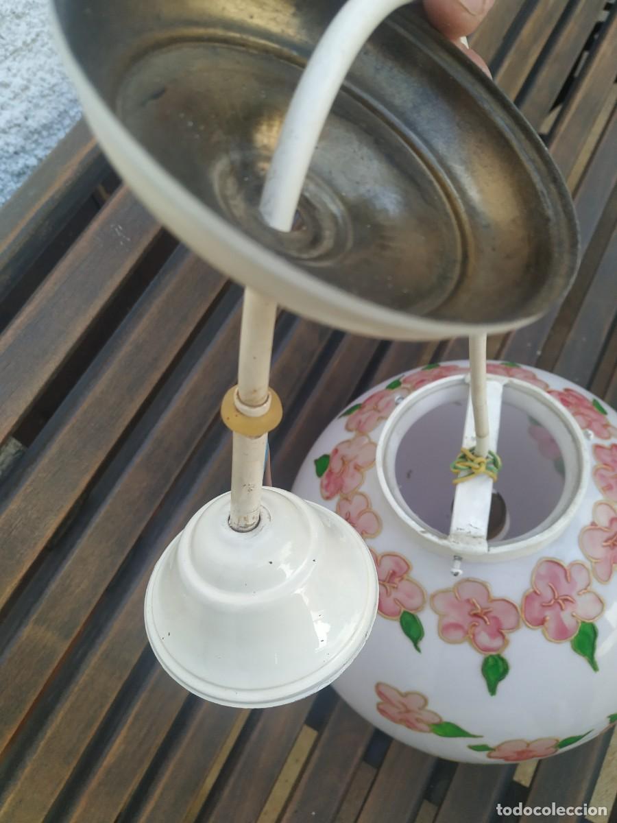Vintage: Lampara antigua decorada. - Foto 4