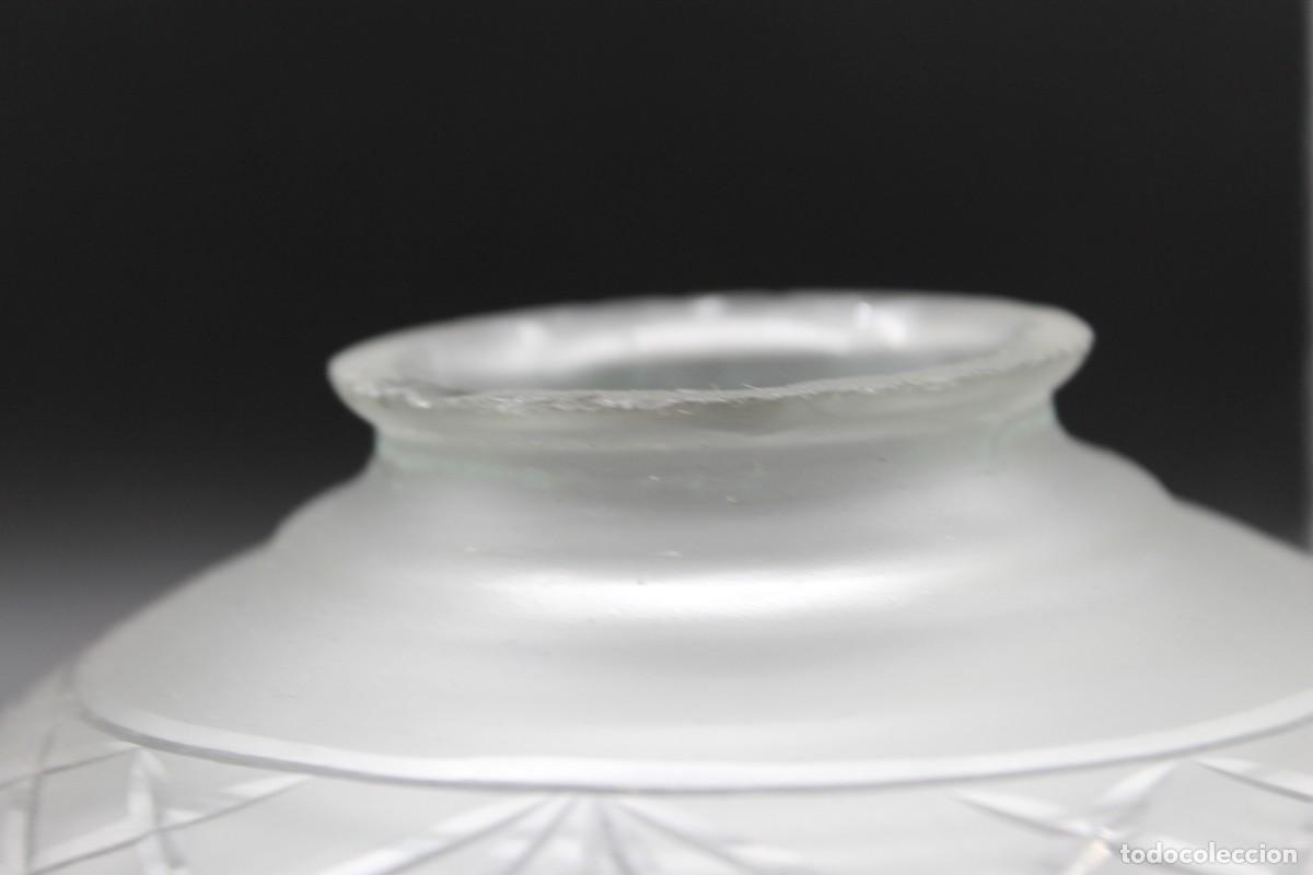 Vintage: LOTE 3 TULIPAS CRISTAL TALLADO - Foto 12
