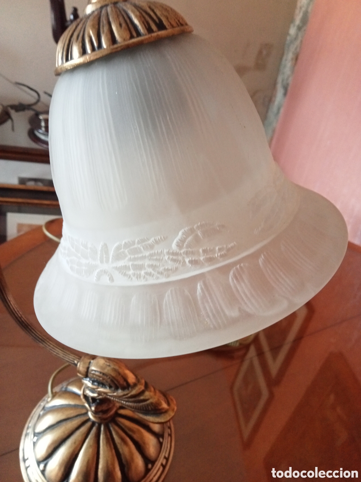 Vintage: LAMPARA VICTORIANA DE MESA - Foto 2