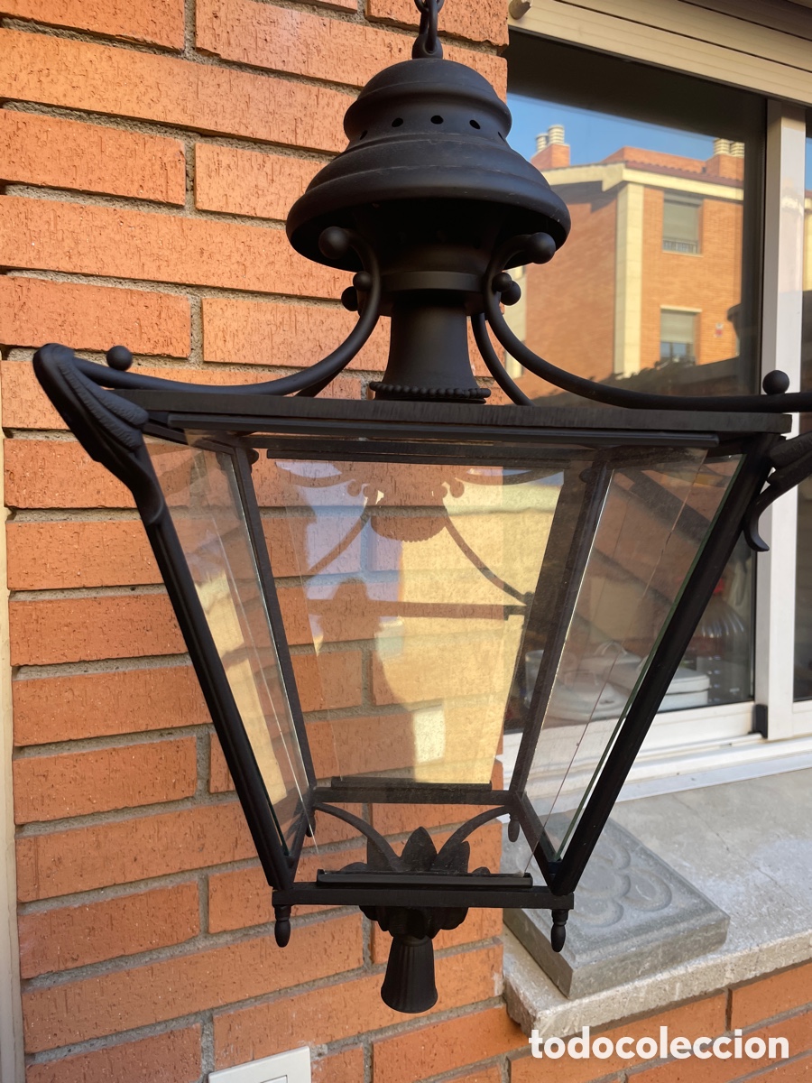 Vintage: Gran Farol a&ntilde;os 30 laton - Foto 2