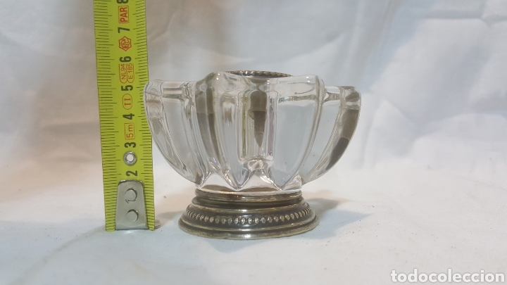 Vintage: BONITO CANDELABRO DE CRISTAL - Foto 2