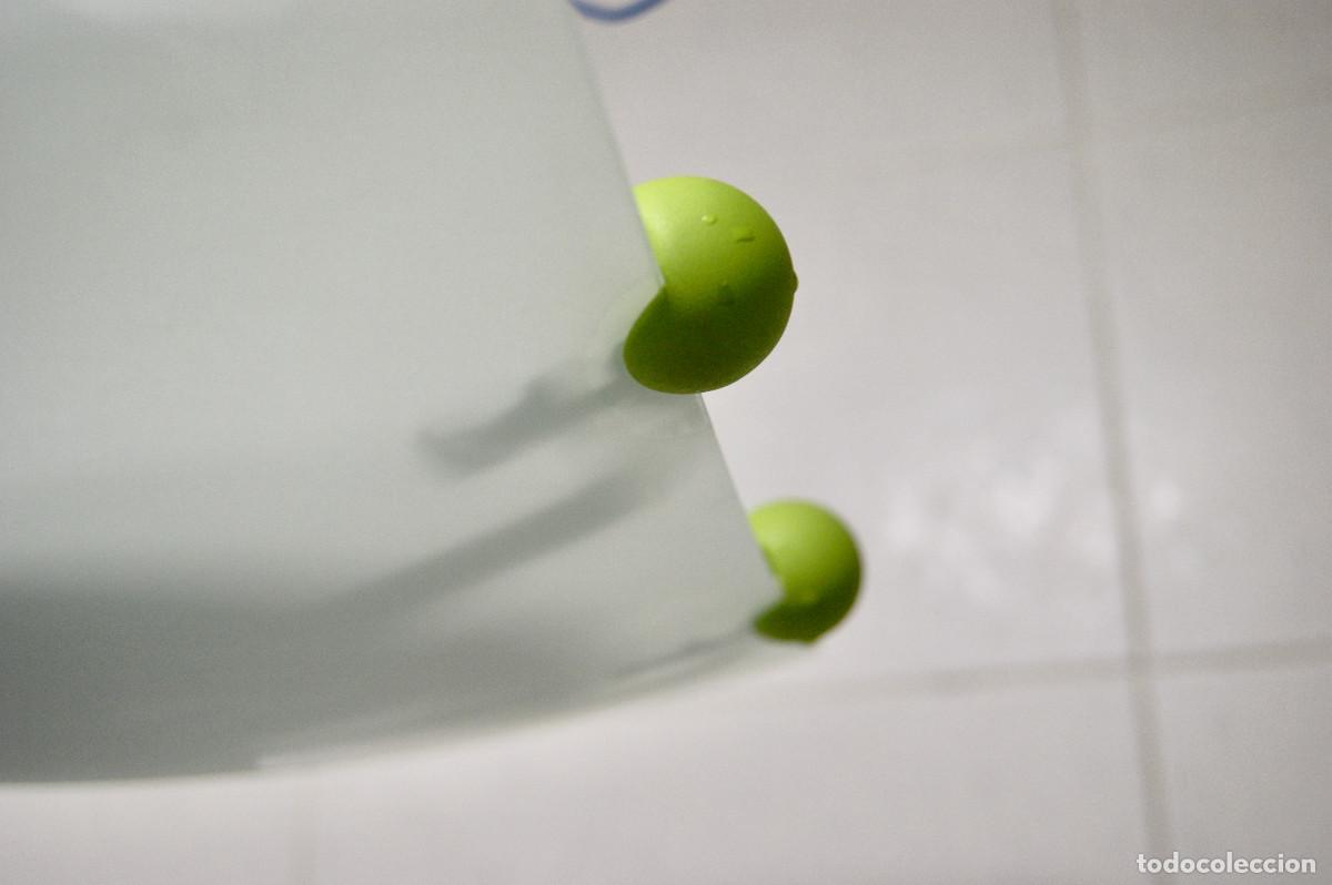 Vintage: L&aacute;mpara de techo verde, cromo, blanco y cristal - Foto 8