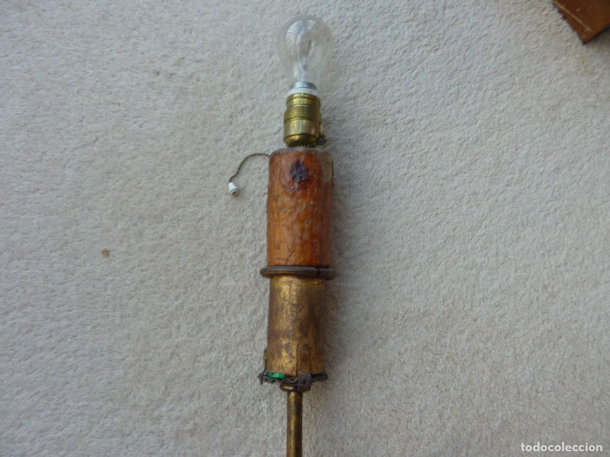 Vintage: ANTIGUO PIE DE LAMPARA - Foto 5