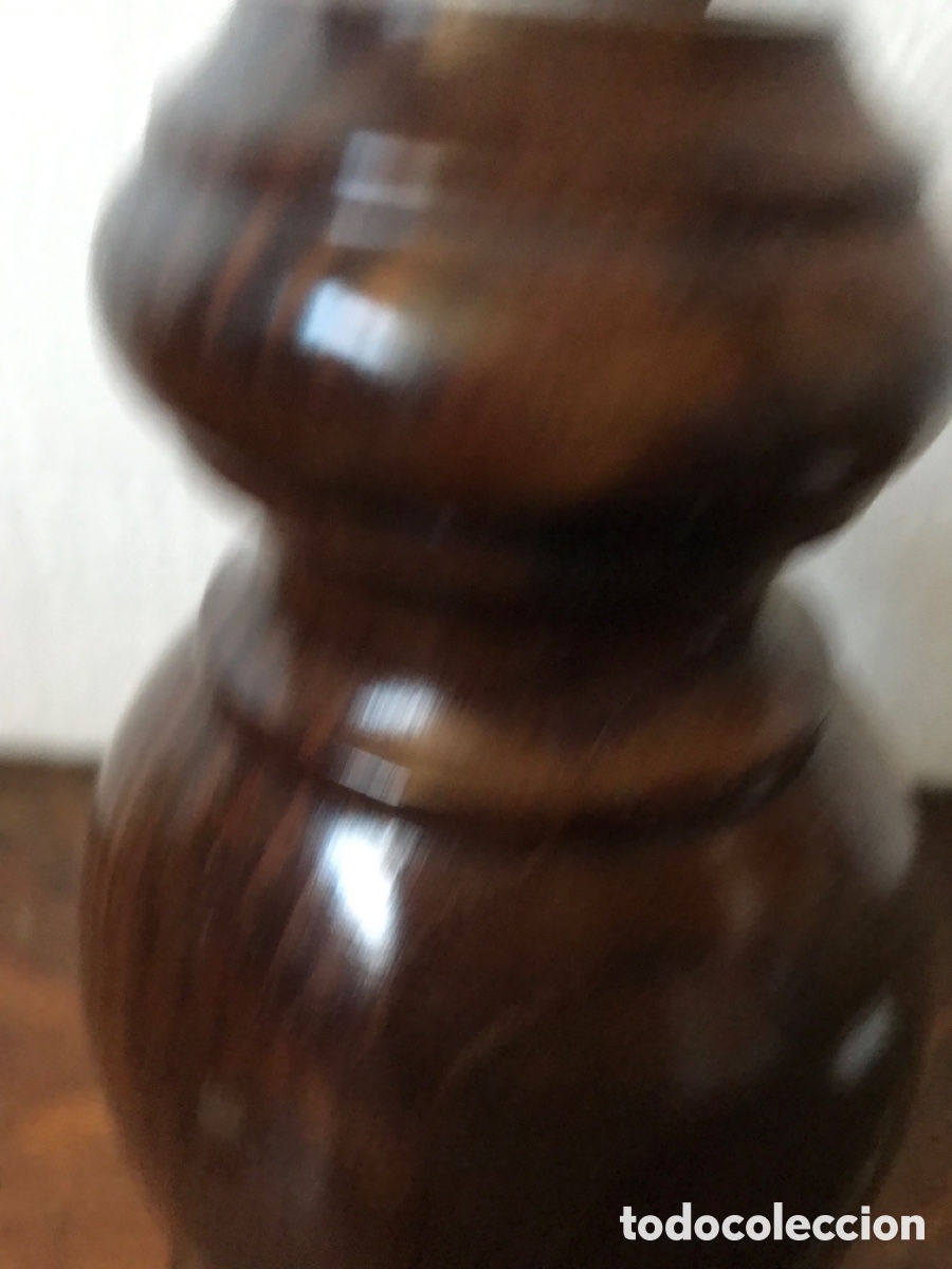 Vintage: L&aacute;mpara madera 22x9cm Ref DC2 - Foto 2