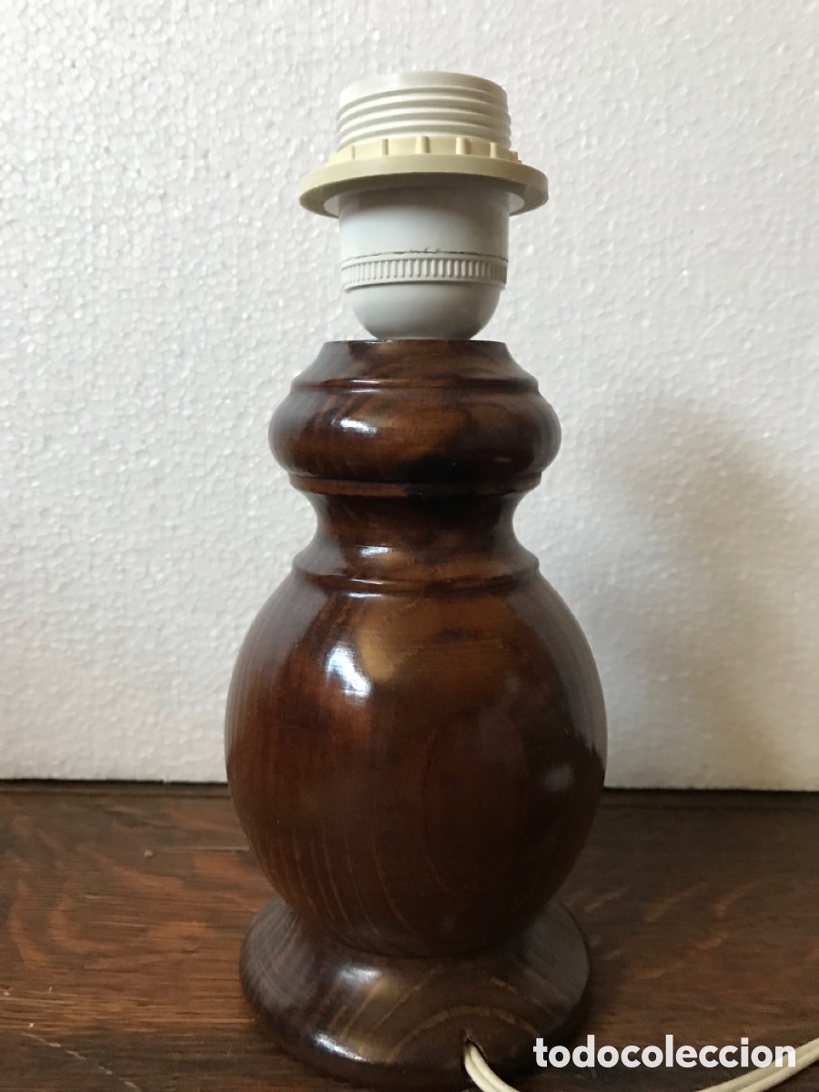 Vintage: L&aacute;mpara madera 22x9cm Ref DC2 - Foto 1