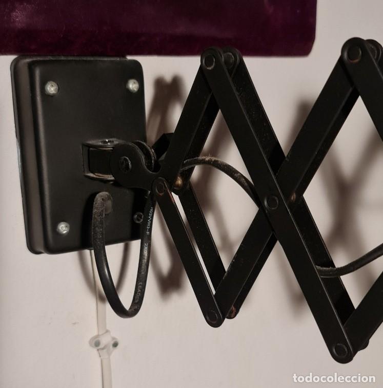Vintage: Lampara extensible en color negro - Foto 4
