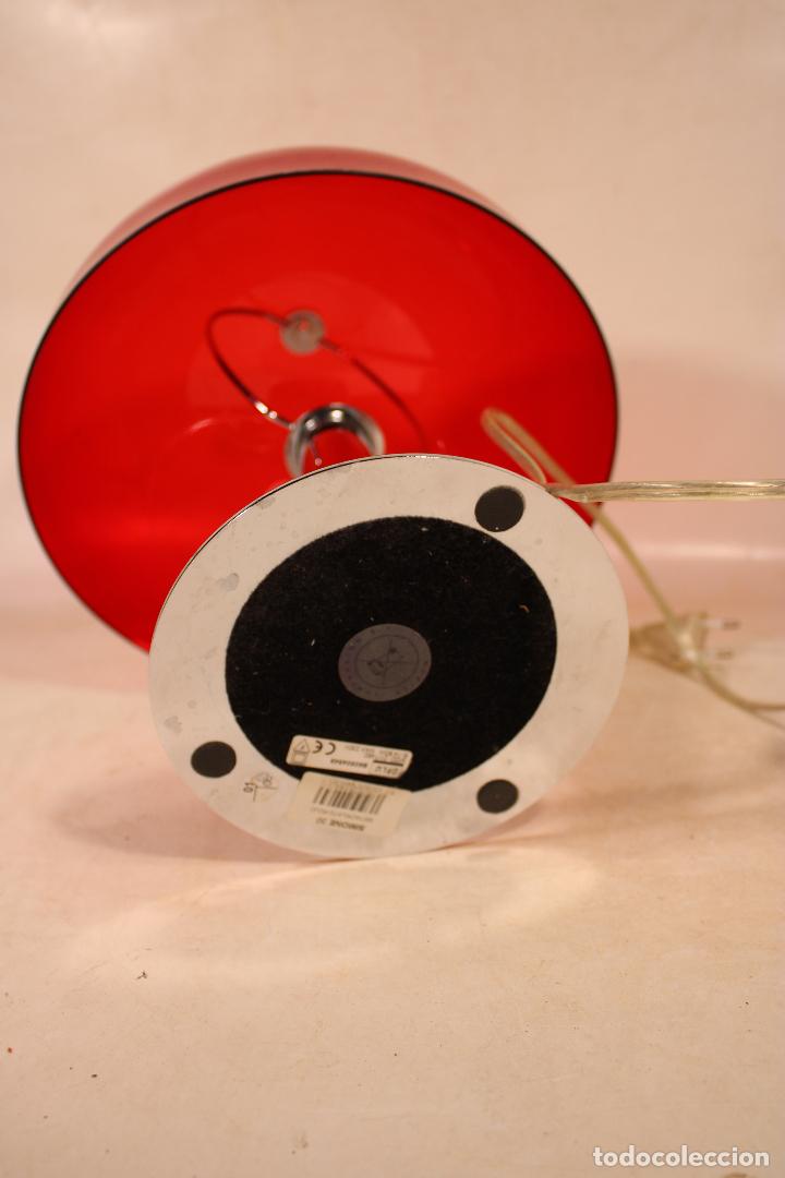 Vintage: lampara de metacrilato rojo - Foto 3