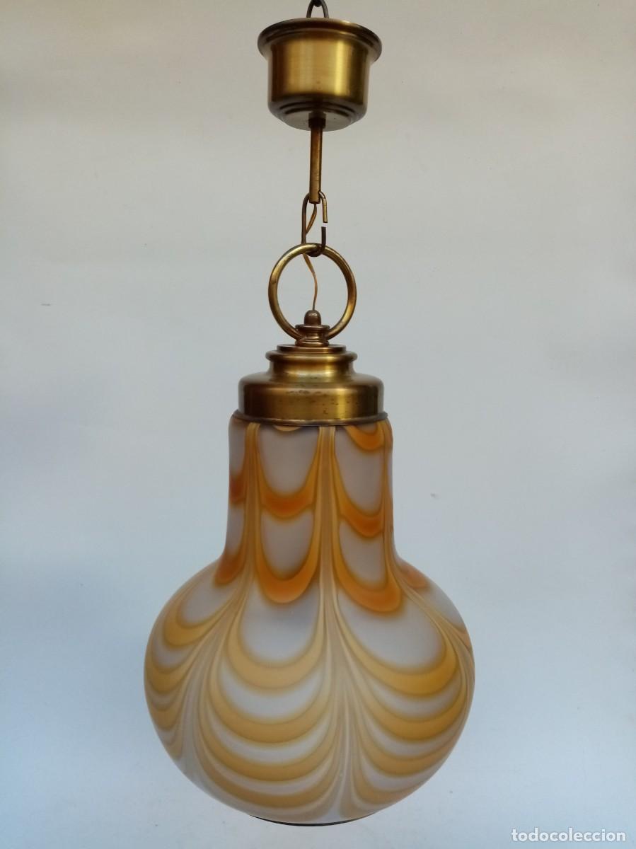 Vintage: lampara de techo- - Foto 1