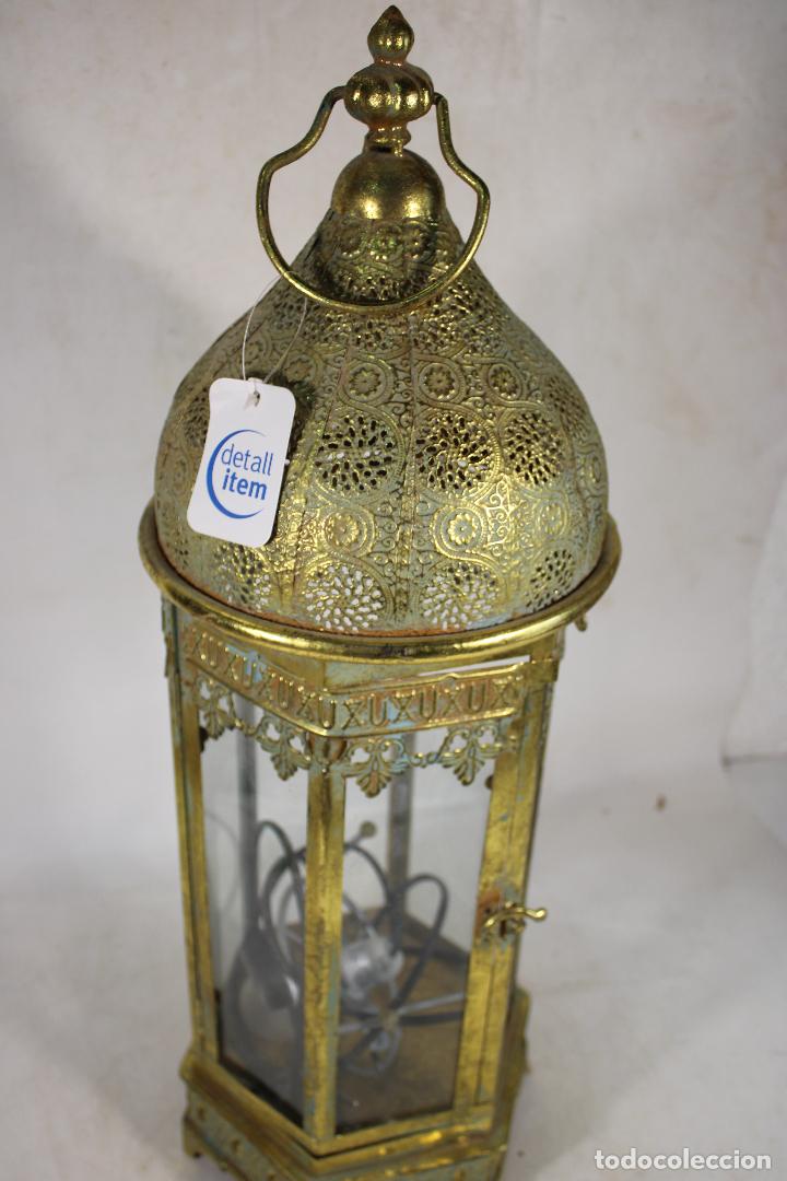 Vintage: lampara farol de metal - Foto 4