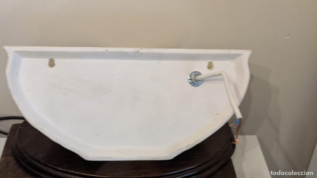 Vintage: PLAF&Oacute;N DE PARED DE PORCELANA - Foto 6