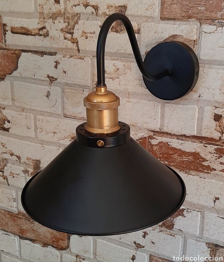 Vintage: Aplique industrial de hierro pared - Foto 4