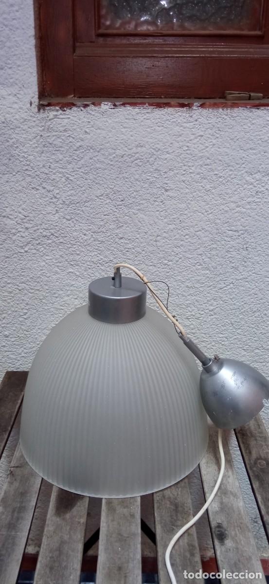 Vintage: gran lampara para colgar al techo de vidrio - Foto 3